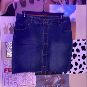 Jean skirt!